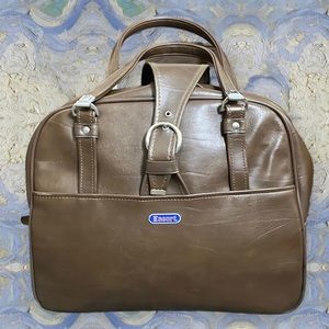 Brown Pleather Women's Bag